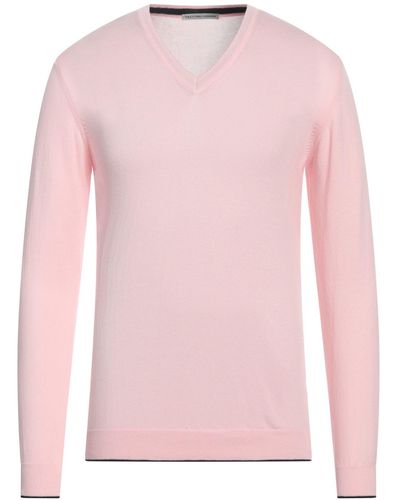 Grey Daniele Alessandrini Pullover - Pink