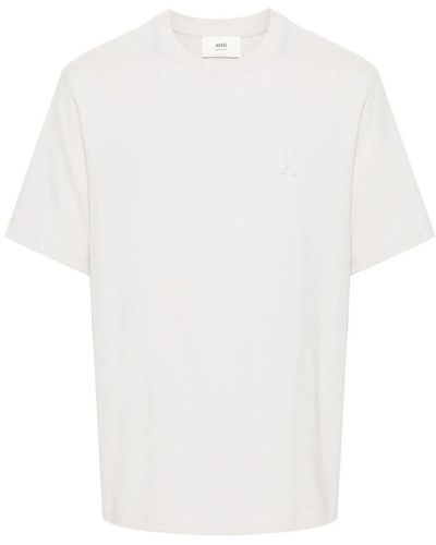 Ami Paris T-shirts - Weiß