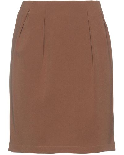 L'Autre Chose Mini Skirt - Brown
