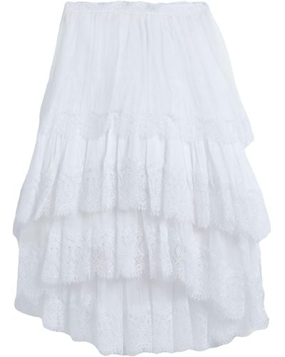 Ermanno Scervino Midi Skirt - White