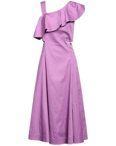 Veronica Beard Midi Dress - Purple