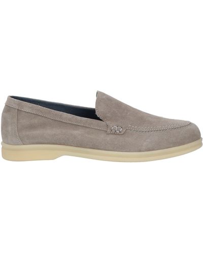 Barba Napoli Loafers Leather - Gray