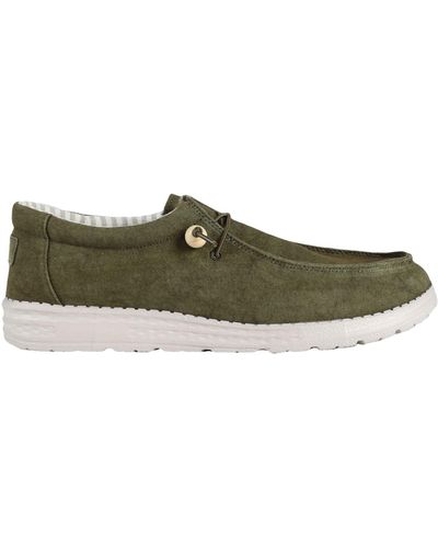Natural World Loafers - Green