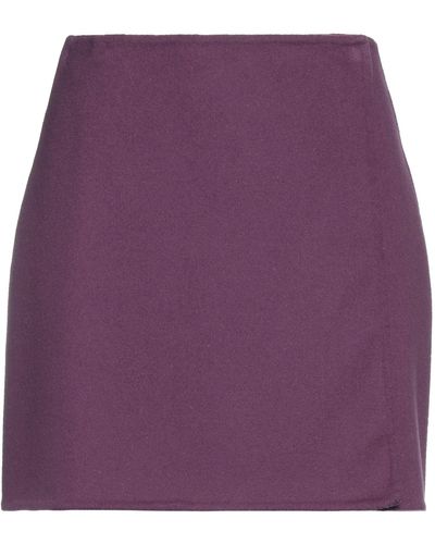 Ermanno Scervino Mini Skirt - Purple