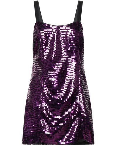 Amen Mini Dress - Purple