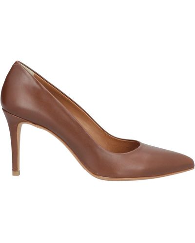 Albano Pumps Leather - Brown