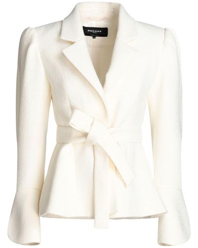 Rochas Suit Jacket - White