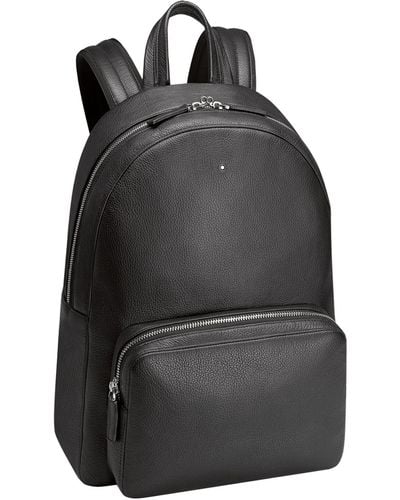 Montblanc Mst Soft Grain Leather Backpack - Black