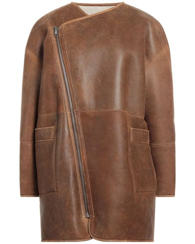 REMAIN Birger Christensen Coat - Brown