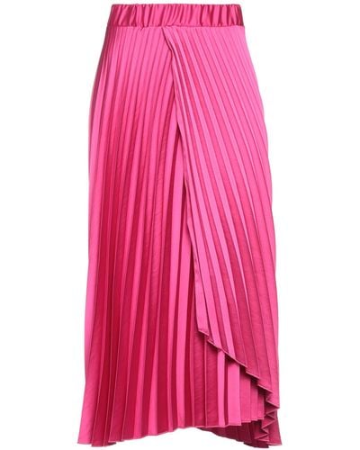 Soallure Midi Skirt - Pink