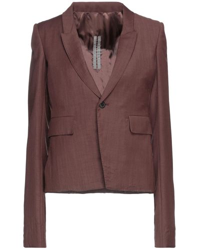 Rick Owens Blazer - Brown