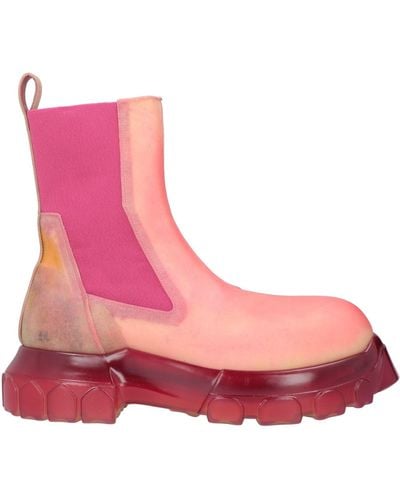 Rick Owens Ankle Boots - Pink