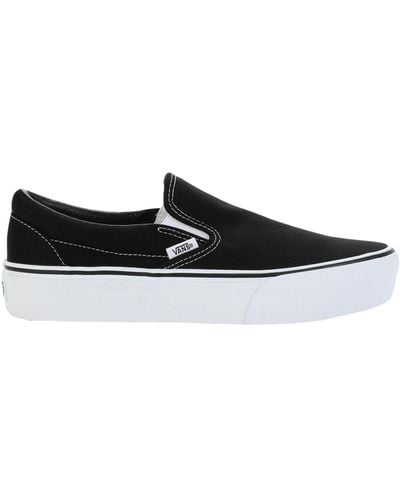 Vans Ua Classic Slip-On Platform Sneakers Textile Fibers - Black