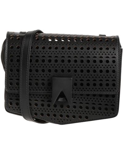 Alaïa Cross-Body Bag Calfskin - Black