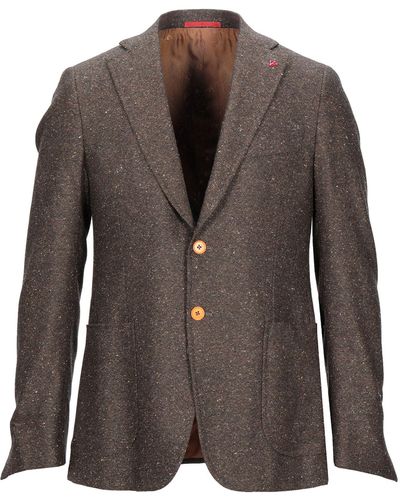 Isaia Suit Jacket - Brown
