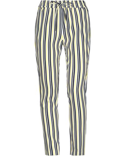 Liu Jo Striped Trousers - Yellow