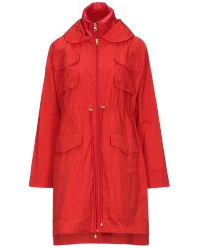 Manila Grace Manteau long et trench - Rouge