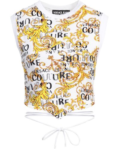 Versace T-Shirt Cotton, Elastane - Metallic