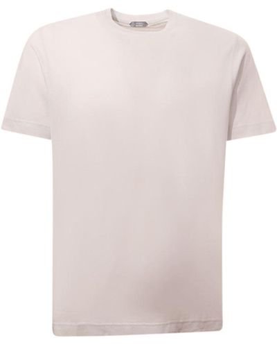 Zanone T-shirts - Pink