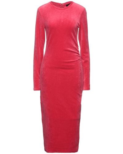 Juicy Couture Vestido midi - Rojo