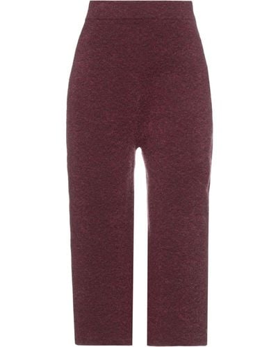 Ballantyne Cropped Trousers - Red