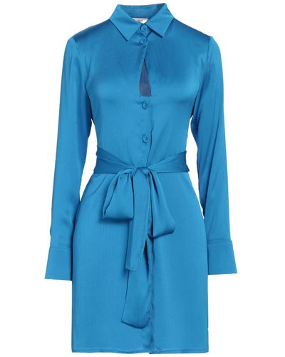 Relish Short Dress - Blue