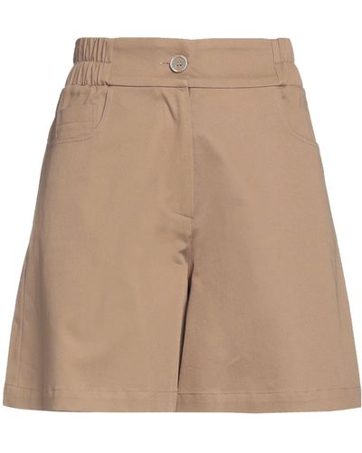 Semicouture Shorts & Bermuda Shorts - Natural