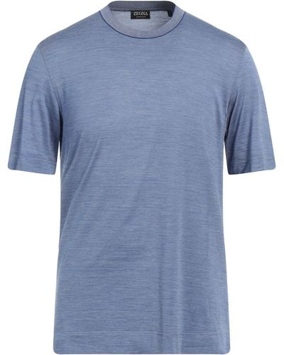 Zegna T-shirts - Blau