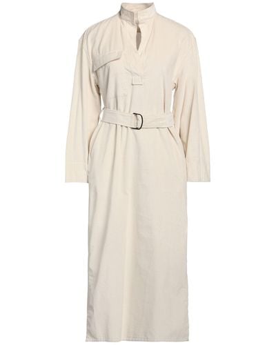 Xacus Midi Dress Cotton - Natural