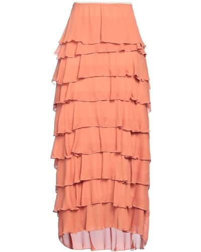 Soallure Maxi Skirt - Orange