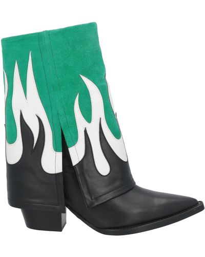 Filles A Papa Ankle Boots - Green