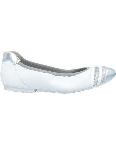 Hogan Ballet Flats - White