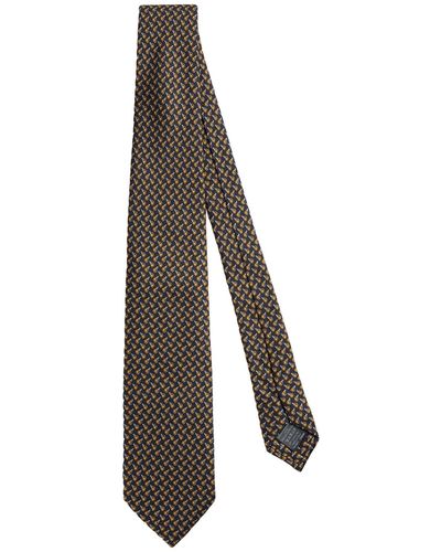 Dunhill Ties & Bow Ties Mulberry Silk - Multicolor