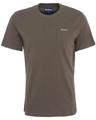 Barbour T-shirts - Grau