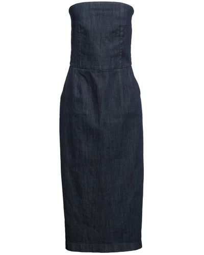 Erika Cavallini Semi Couture 3/4 Length Dress - Blue