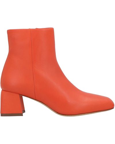 Kalda Ankle Boots - Orange