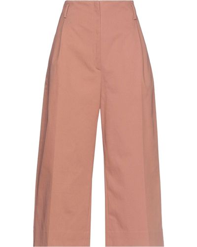 Tela Cropped Pants - Brown