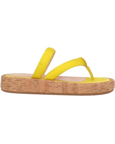 Sergio Rossi Thong Sandal - Yellow