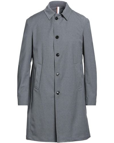 PMDS PREMIUM MOOD DENIM SUPERIOR Overcoat & Trench Coat Polyester, Wool, Elastane - Grey