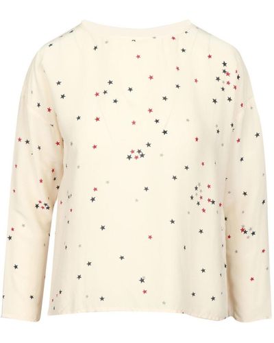 Attic And Barn Blouse - Blanc