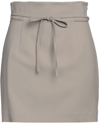 Erika Cavallini Semi Couture Mini Skirt - Gray