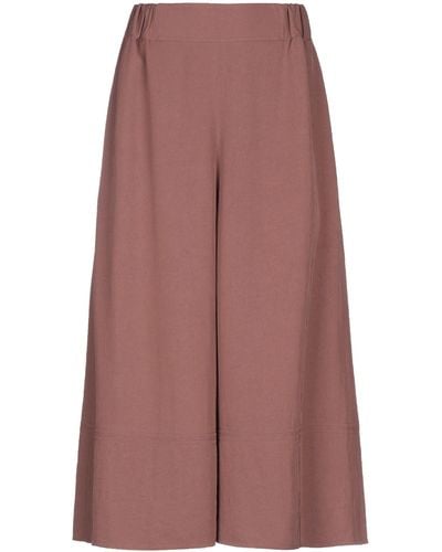 Acne Studios Cropped Trousers - Purple