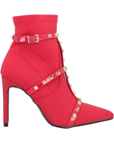 VALERIO 1966 Ankle Boots - Red