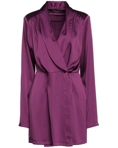 ACTUALEE Short Dress - Purple