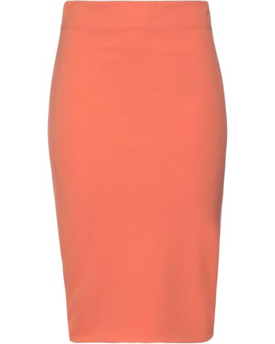 Soallure Midi Skirt - Orange