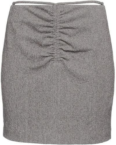 Nanushka Mini Skirt - Grey