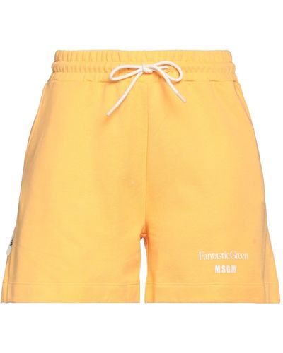 MSGM Shorts E Bermuda - Giallo