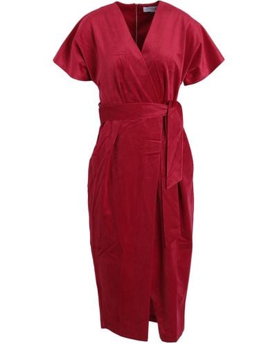 Closet Midi Dress - Red