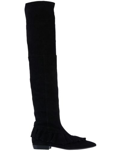 JW Anderson Knee Boots - Black
