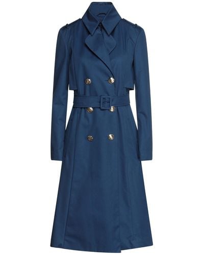 Patrizia Pepe Overcoat & Trench Coat - Blue